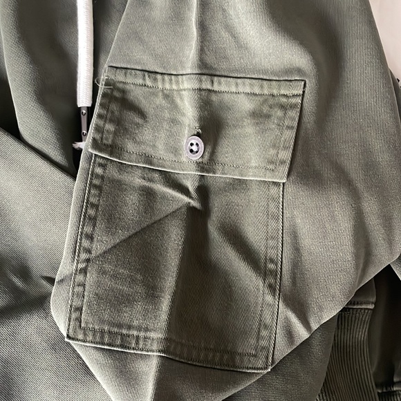 ⏰FLASH SALE!⏰✨NEW!✨Free People OneTeaspoon Khaki Cargo Adventure Hoodie - Picture 9 of 12